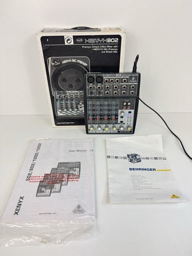 Behringer xenyx 802 input - behringer, 8-input