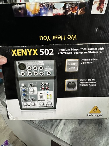 Behringer xenyx 502 channel - behringer, 5-channel